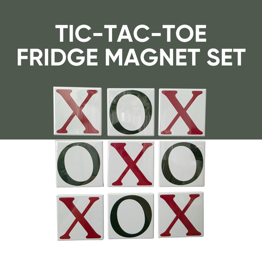 Tic-tac-toe Fridge Magnet Set